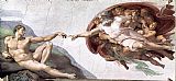 Michelangelo Buonarroti - Creation of Adam painting